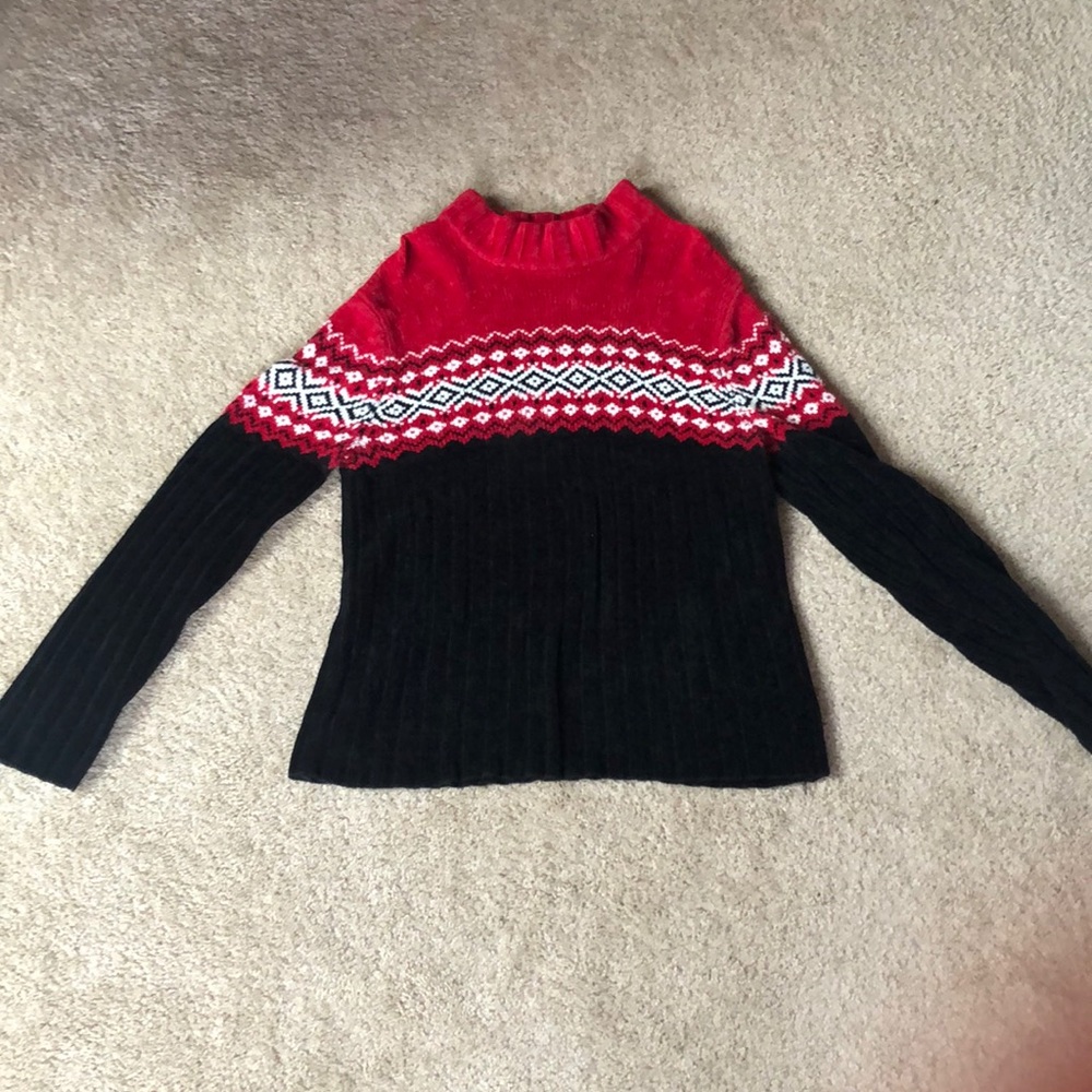 Vintage holiday sweater—Carolyn Taylor